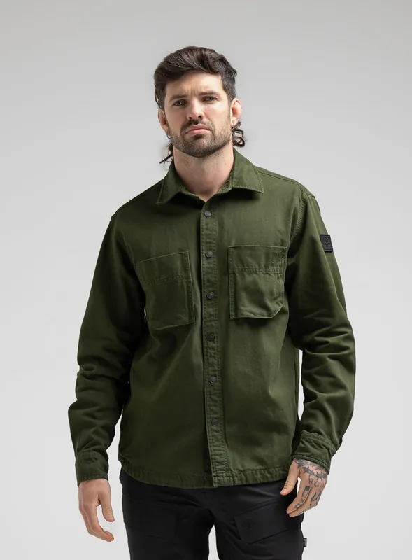 HEAVY TWILL OVERSHIRT