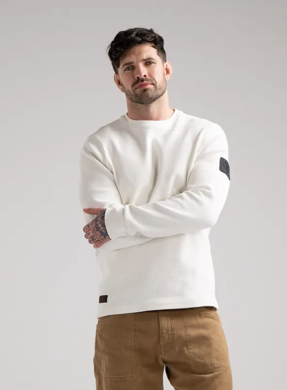 DISSIDENT WAFFLE LONG SLEEVE T-SHIRT