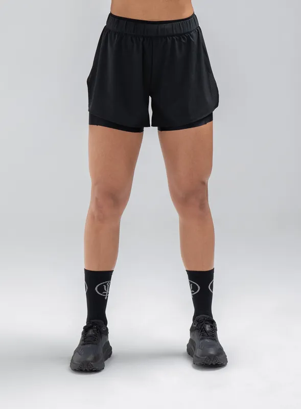 FORCE 2-IN-1 SHORTS WOMENS