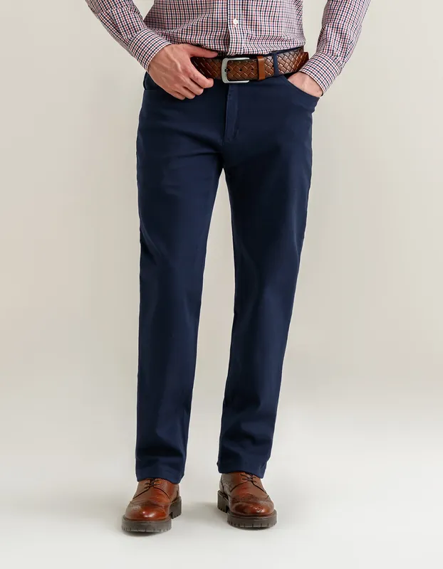 Navy Colour Denim Jeans - Brian Oak
