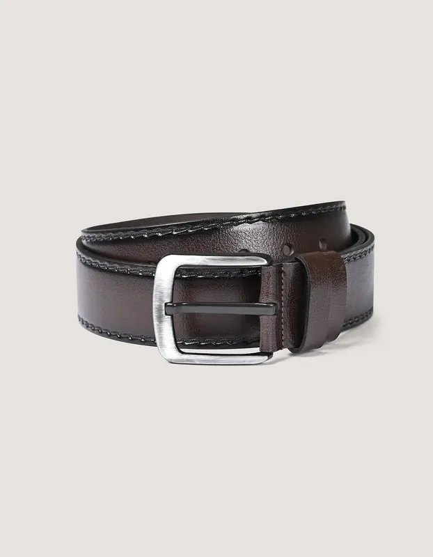 Dark Brown Wide Cowboy Belt - Brian Oak