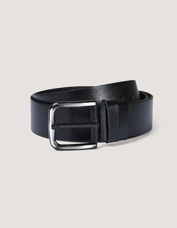 Black Wide Casual Belt - Brian Oak