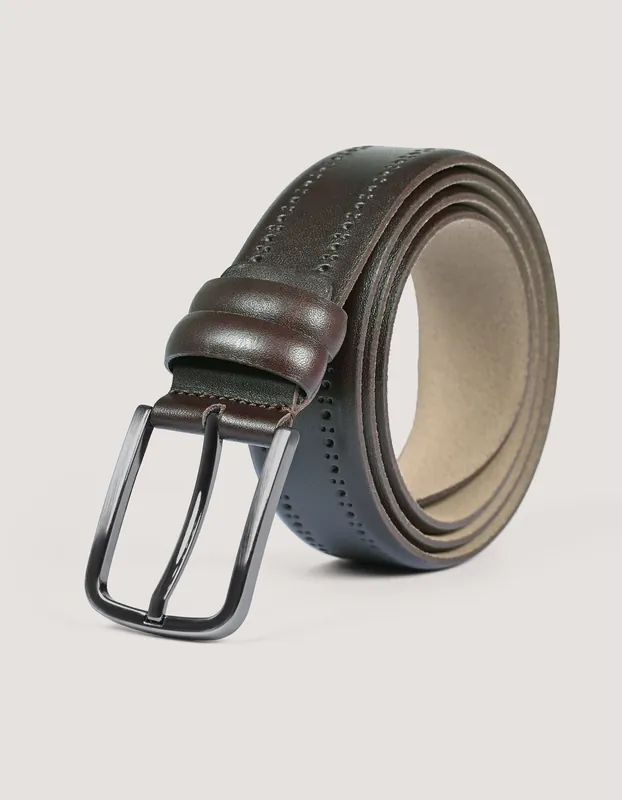 Brown Belt With Black Buckle - Brian Oak