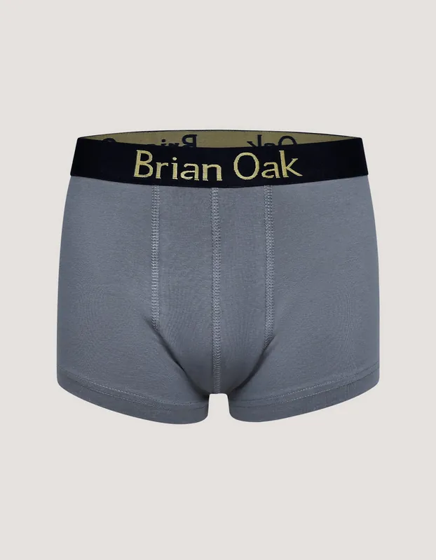 Dark Grey Jersey Boxer Short - Brian Oak