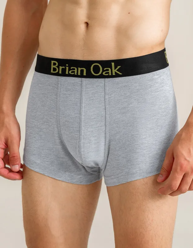 Grey Jersey Stretch Boxer Short - Brian Oak