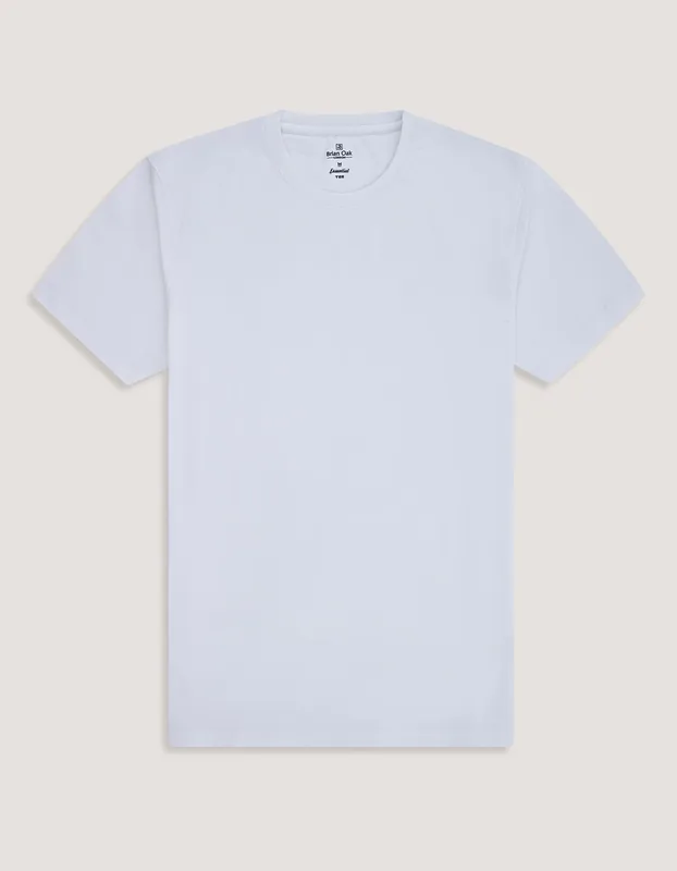 White Plain Cotton T-Shirt