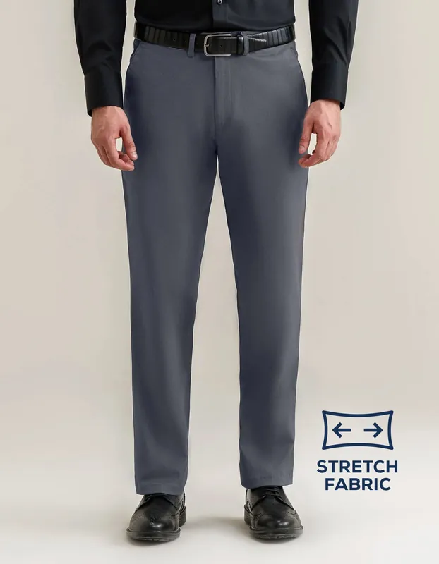 Cross Pocket Chinos – Grey - Brian Oak