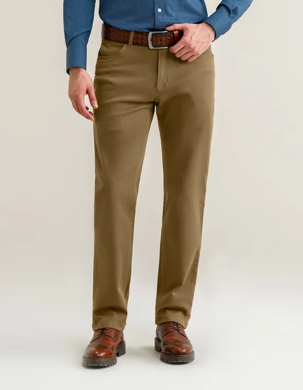 Smart Fit Colour Denim – Camel - Brian Oak