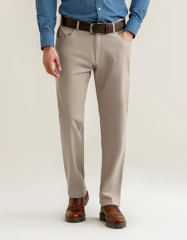 Stone Colour Denim Jeans - Brian Oak