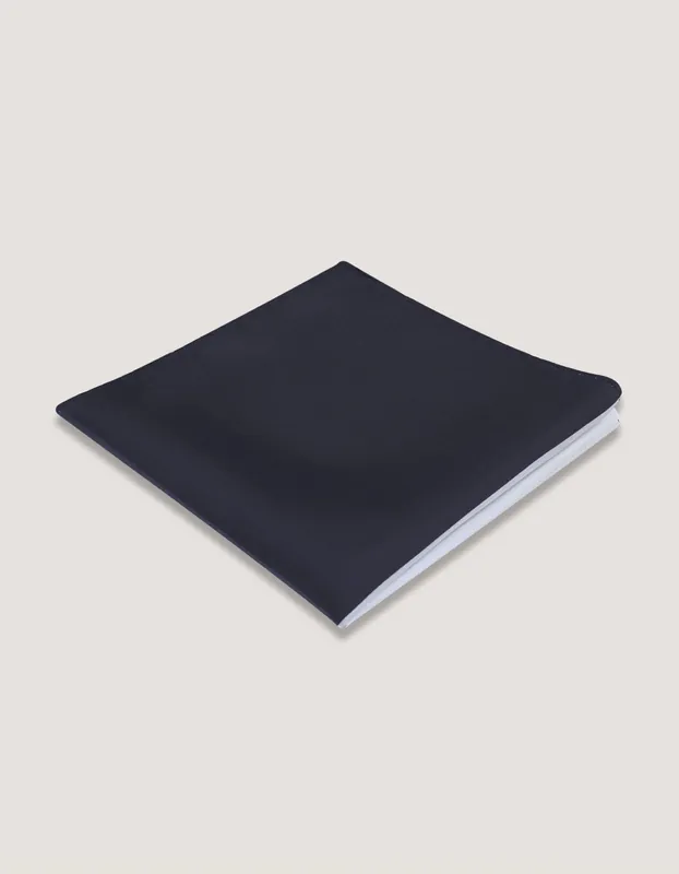 Grey and Black Silk Pocket Square - Brian Oak