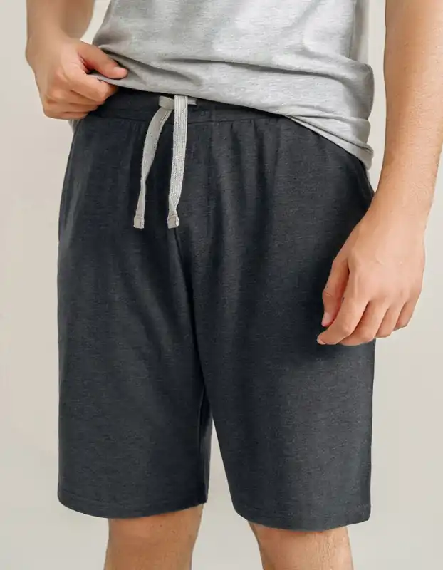 Jersey Comfort Stretch Shorts – Charcoal Grey - Brian Oak