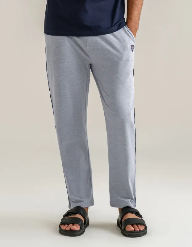 Classic Jersey Grey Trousers - Brian Oak