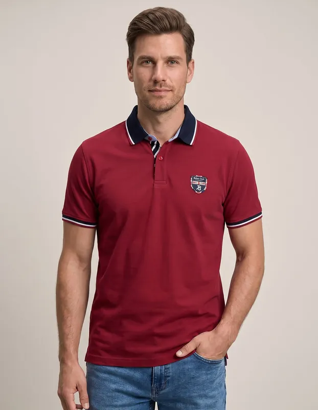 Red Union Jack Polo Shirt - Brian Oak