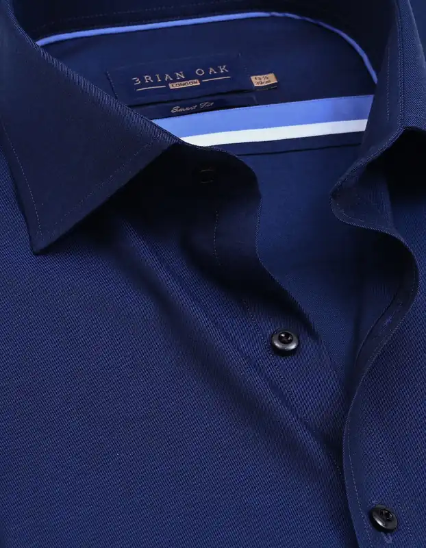 Smart Fit Royal Blue Dress Shirt - Brian Oak
