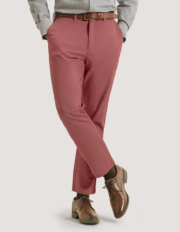 Medium Maroon Chino Trouser - Brian Oak
