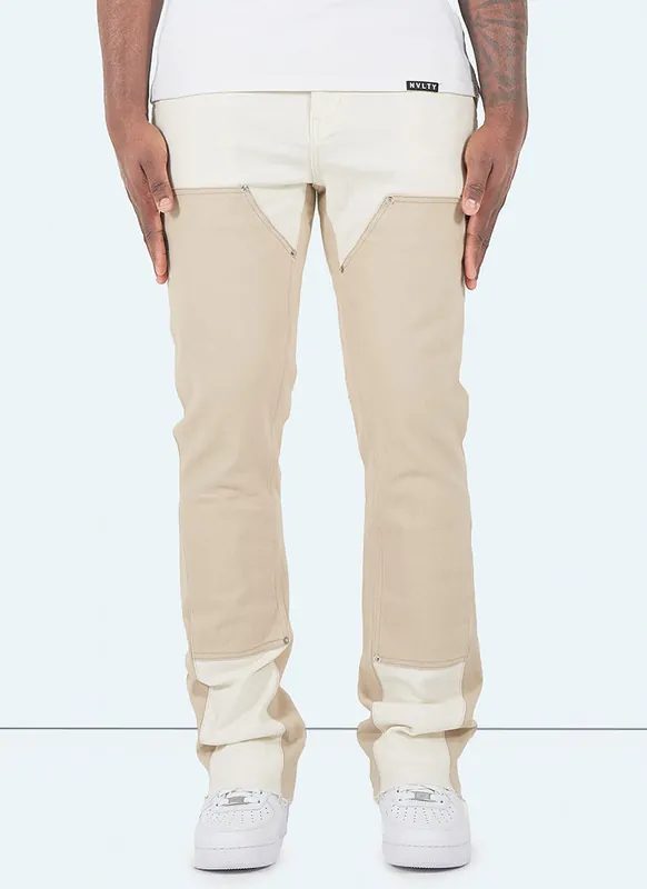 Vintage Flare Carpenter Jeans - Stone