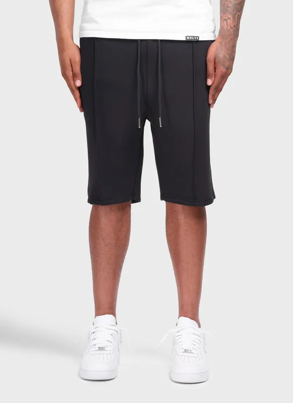Scuba Structured Shorts - Black