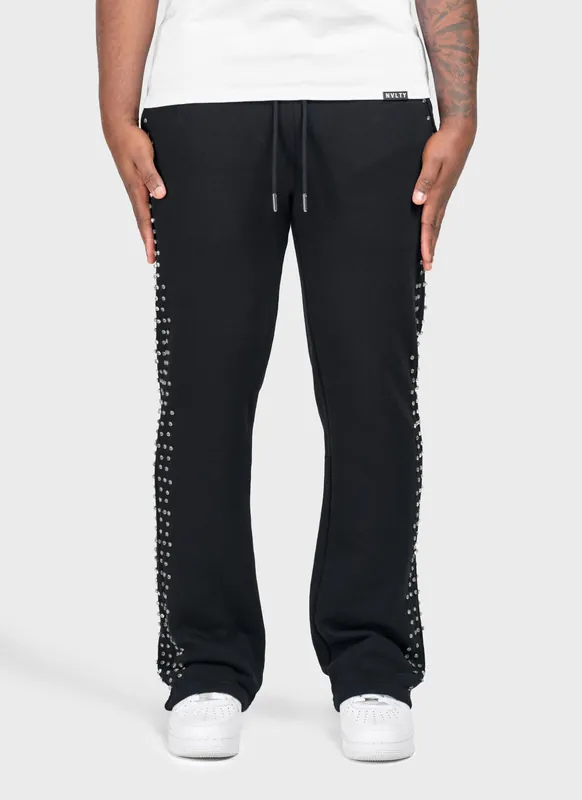 Vintage VVS Flare Joggers - Black