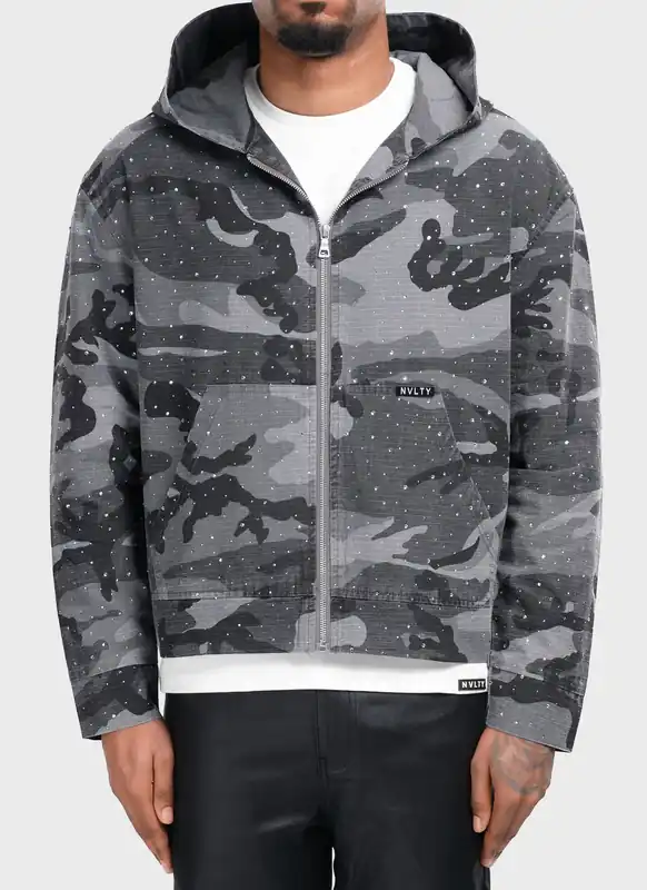 Vintage Flooded VVS Jacket - Black Camo