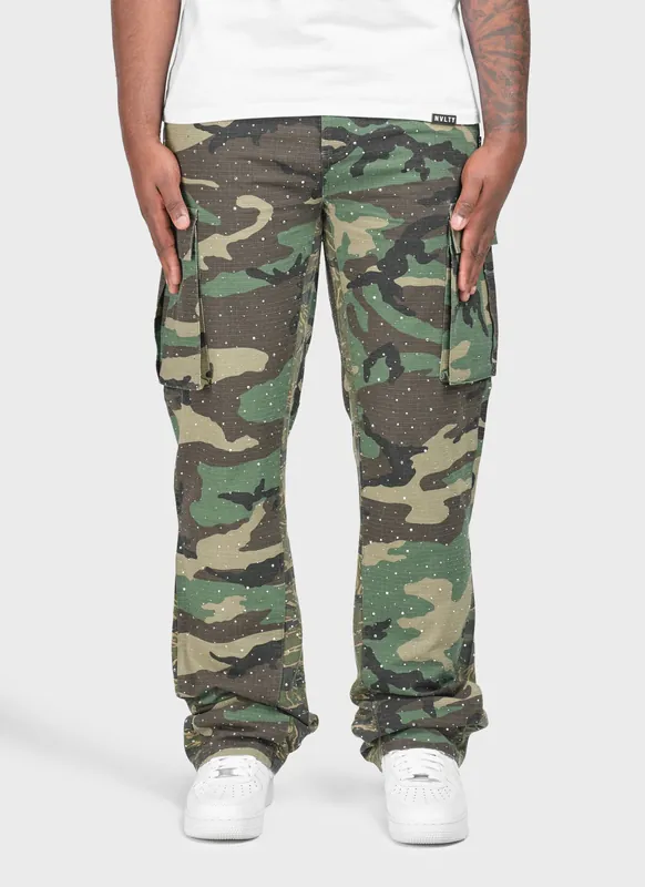 Vintage Flare VVS Cargos - Camo