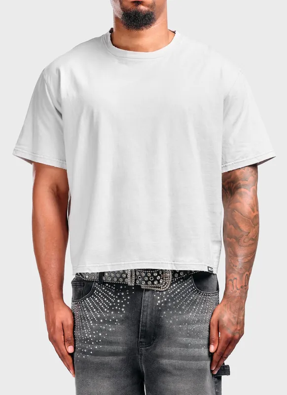 Vintage Crop T-Shirt - White