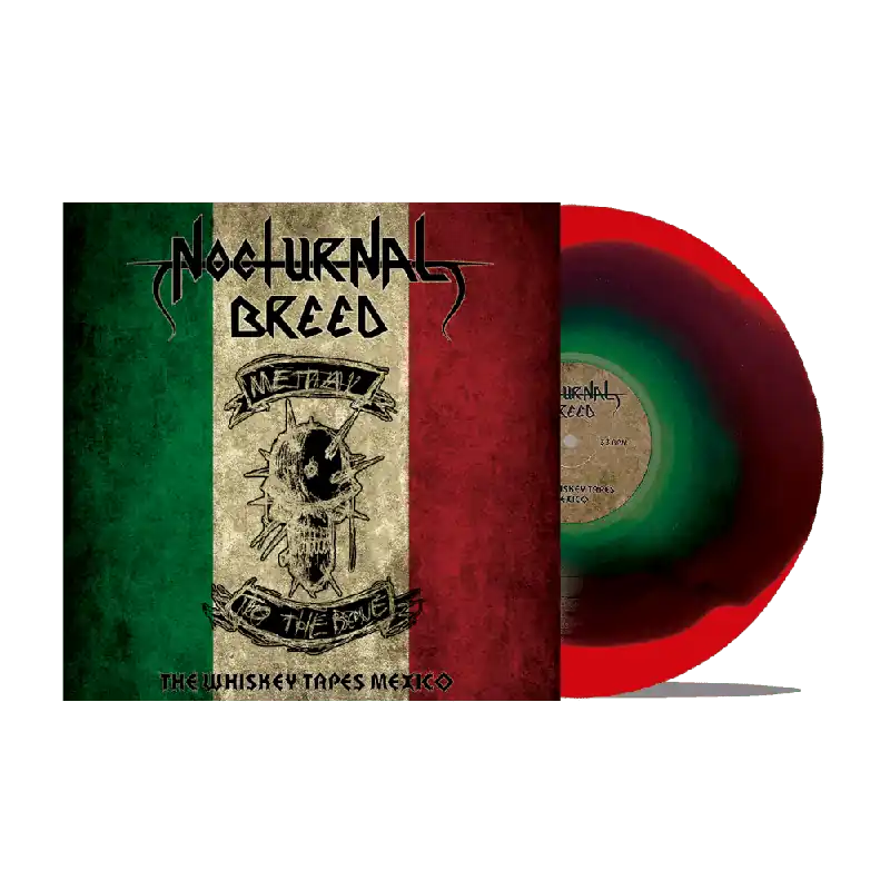 Nocturnal Breed - The Whiskey Tapes Mexico - Ltd LP (Transparent red & green vinyl)