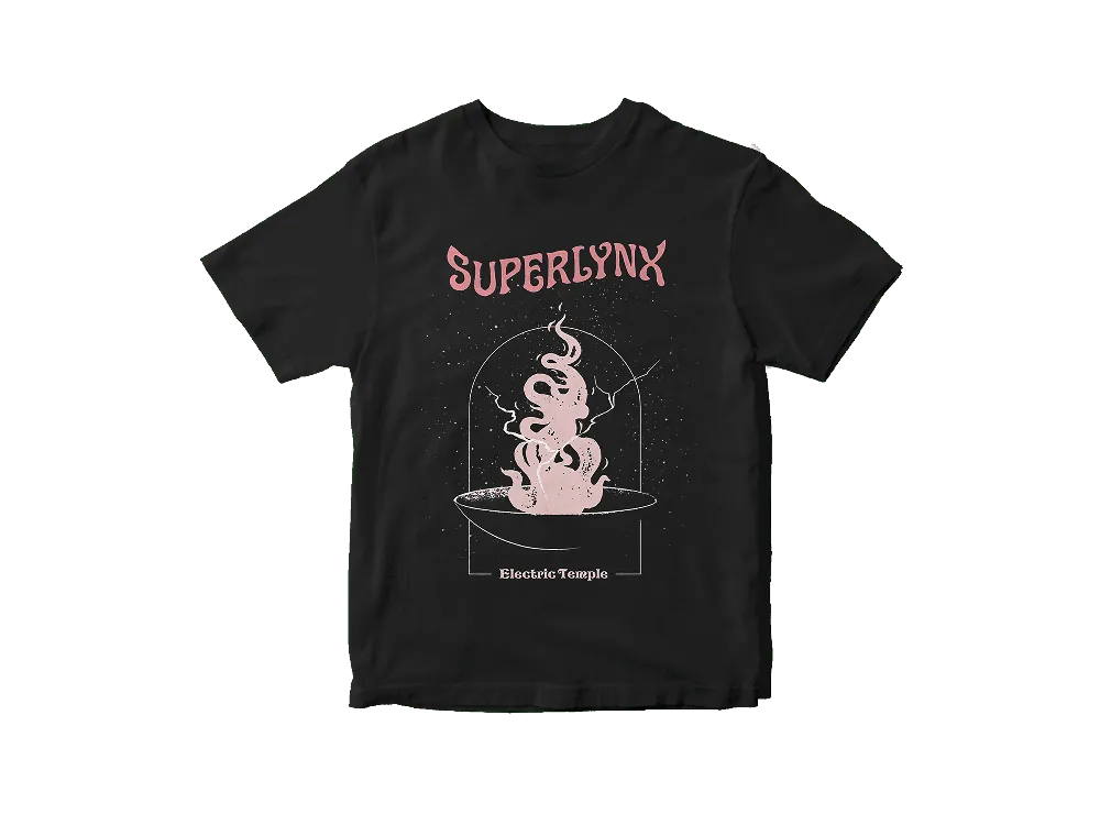 Superlynx - Electric Temple T-shirt