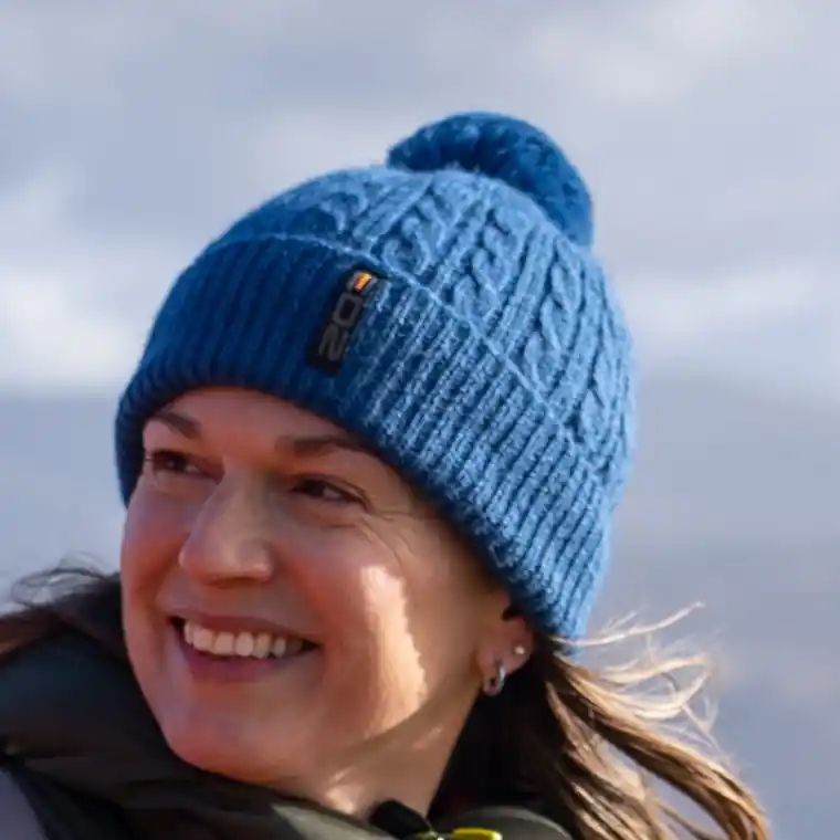EDZ Merino Wool Pom Pom Hat