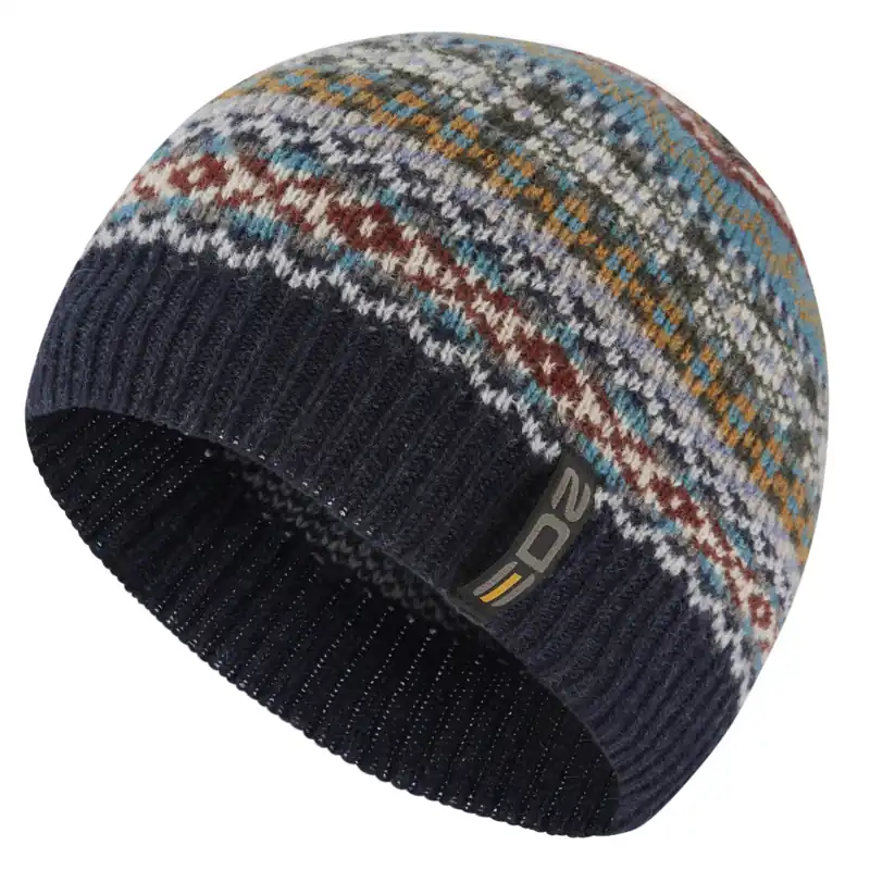 EDZ Fairisle Wool Beanie Hat