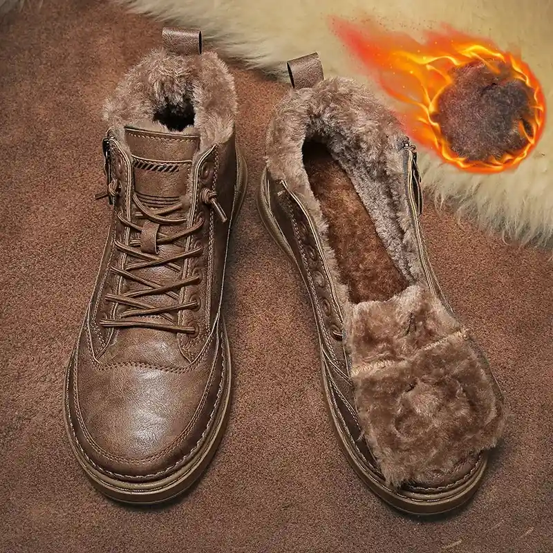 Tom Hollinger | Men's winter boots with fleece feed - TomHollinger
