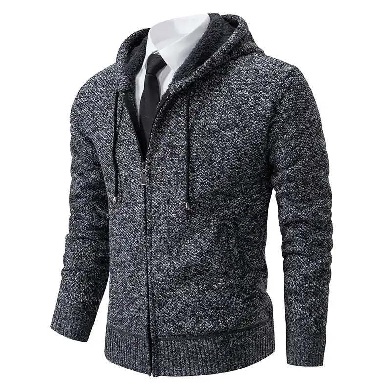 Tom Hollinger | Zippered cardigan for men - TomHollinger