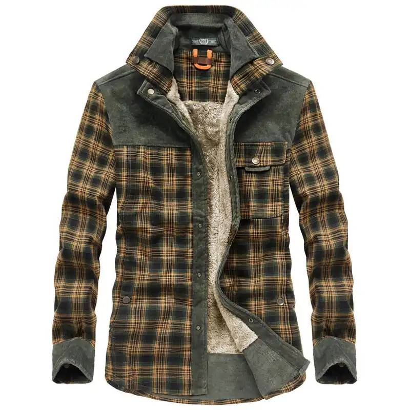 Tom Hollinger | Checked shirt with Sherpa feed - TomHollinger