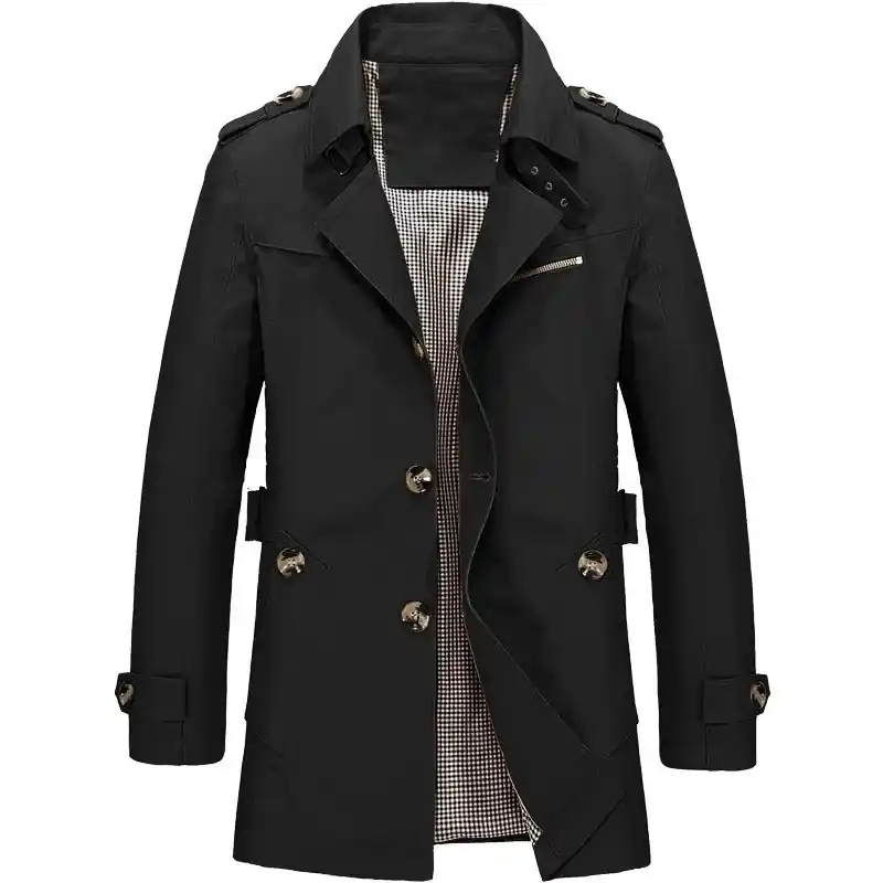 Tom Hollinger | Classic trench coat for men - TomHollinger