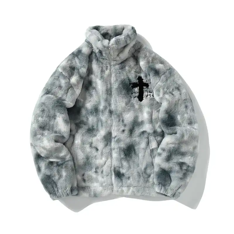 Tom Hollinger | Fluffy fleece jacket for men - TomHollinger
