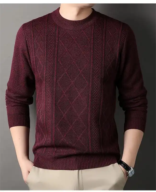 Tom Hollinger | Elegant men's knitting sweater - TomHollinger