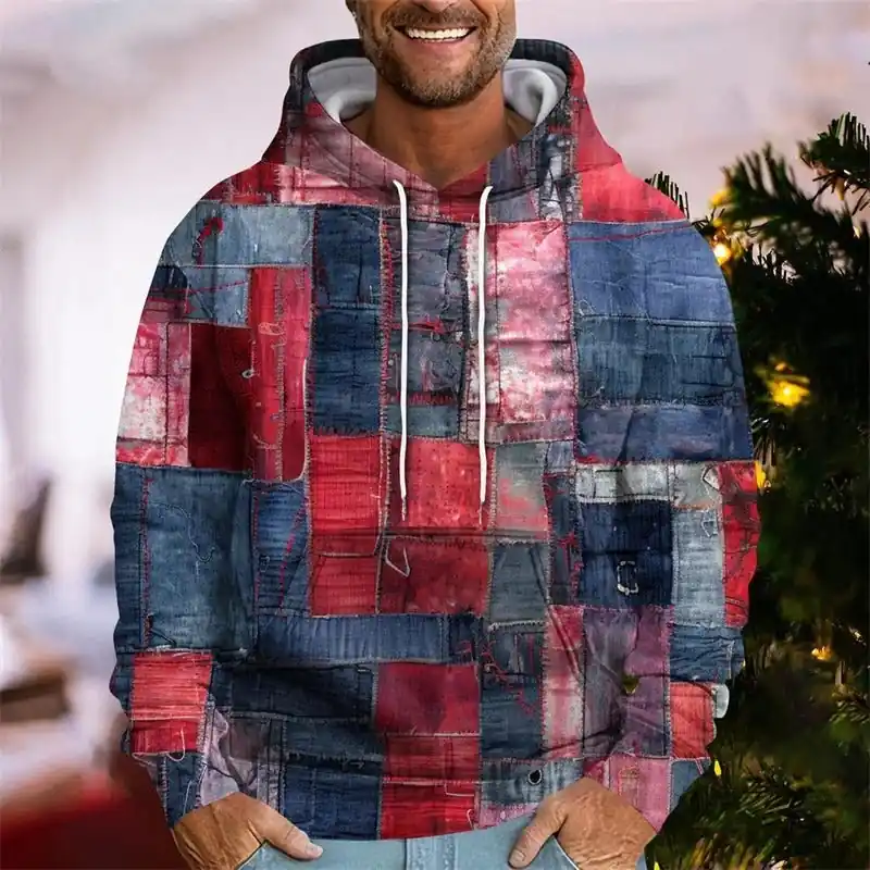 Tom Hollinger | Patchwork Print Hoodie - TomHollinger