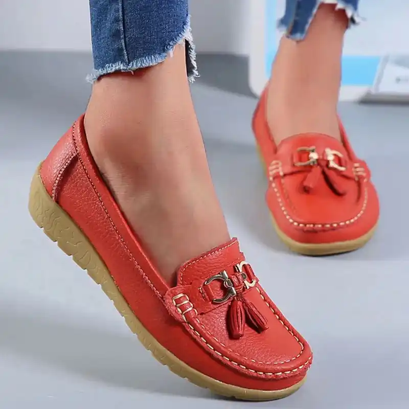 Tom Hollinger | Comfortable moccasins with tassels - TomHollinger