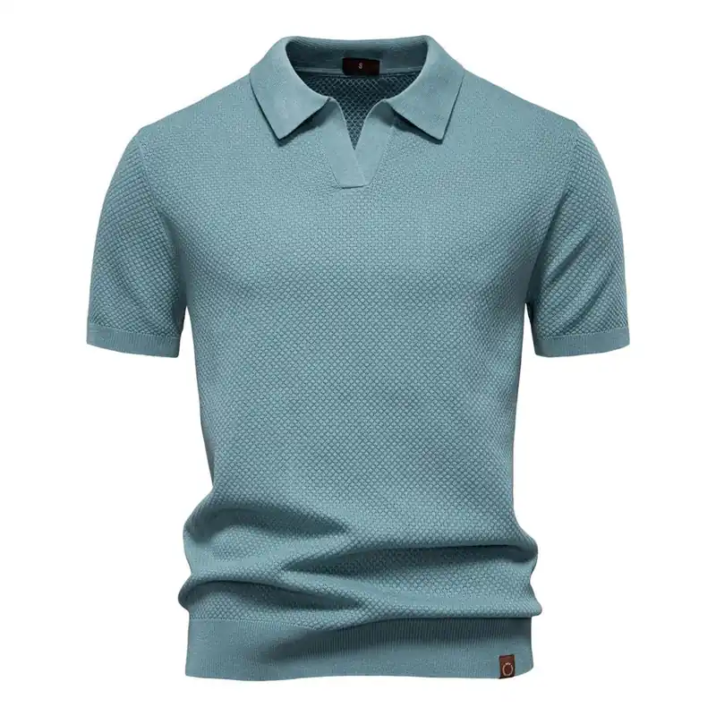 Tom Hollinger | Elegant men's knitted polo - TomHollinger