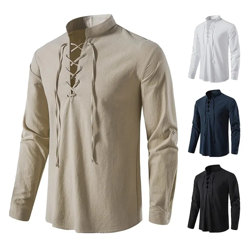Tom Hollinger | Lace shirt with a stand -up collar
