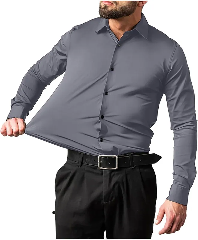 Tom Hollinger | Business shirt with a button bar - TomHollinger