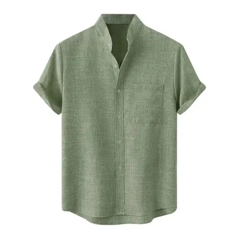 Tom Holinger | Airy summer shirt with stand -up collar