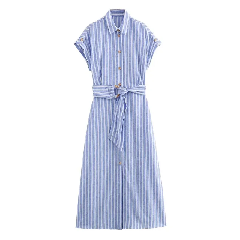 Tom Holinger | Striped shirt dress - TomHollinger