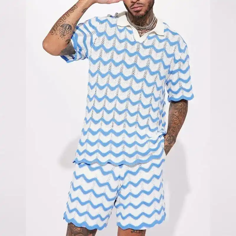 Tom Hollinger | Crochet set with zigzag pattern - TomHollinger