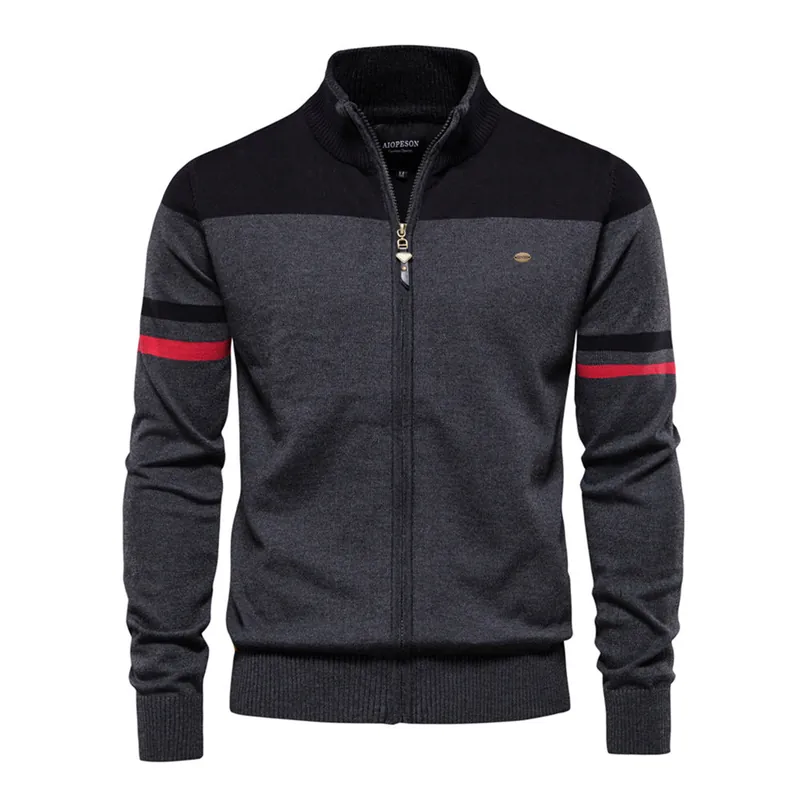 Tom Hollinger | Fashionable knitting cardigan for men - TomHollinger