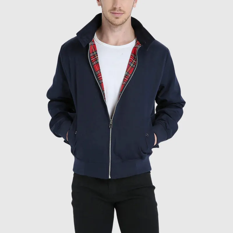 Tom Hollinger | Men Retro classic leather jacket - TomHollinger