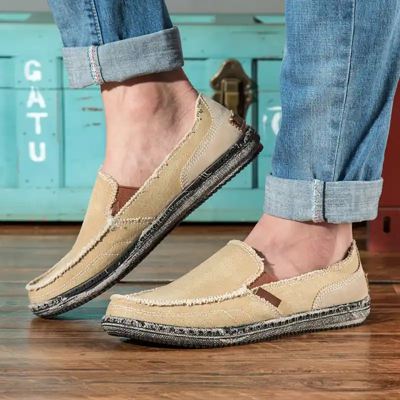 Tom Hollinger | Casual canvas loafer shoes - TomHollinger