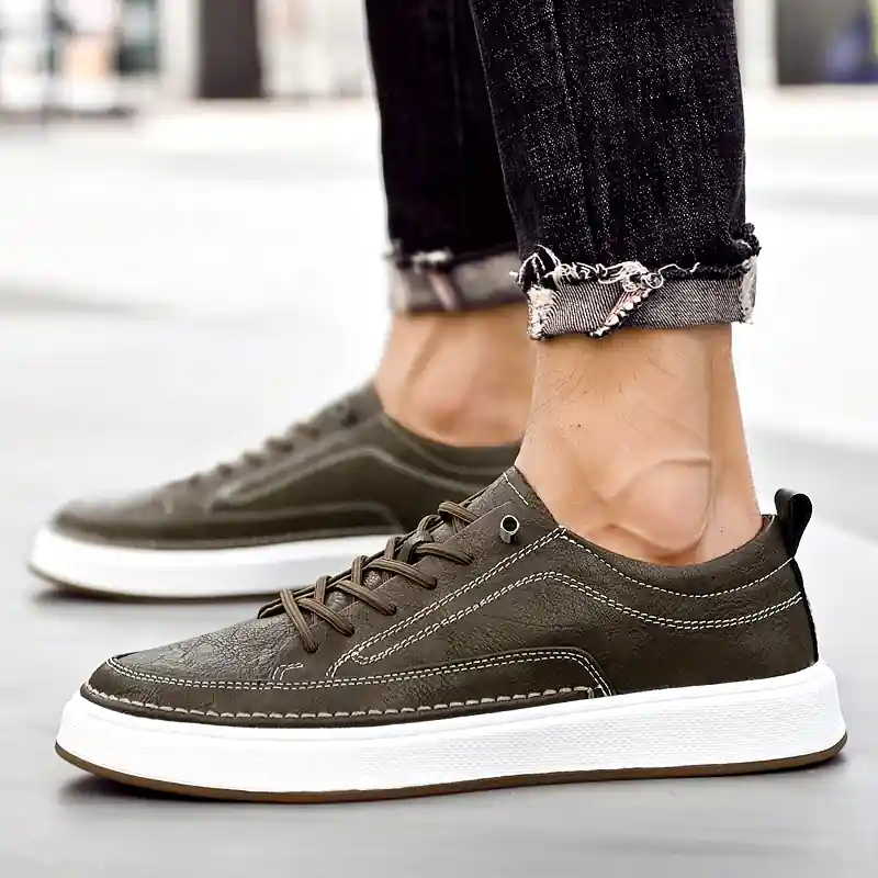 Tom Hollinger | Men's fashion leather sneakers - TomHollinger