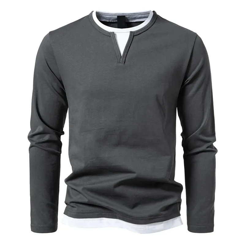 Tom Hollinger | Men's stylish long -sleeved shirt slim fit leisure top