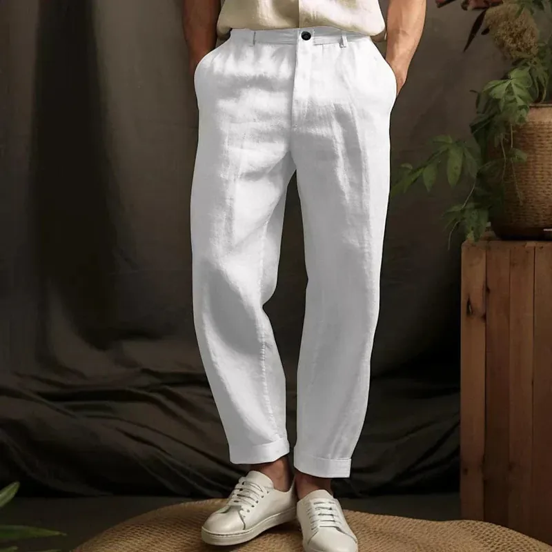 Tom Hollinger | Comfortable and versatile linen trousers - TomHollinger