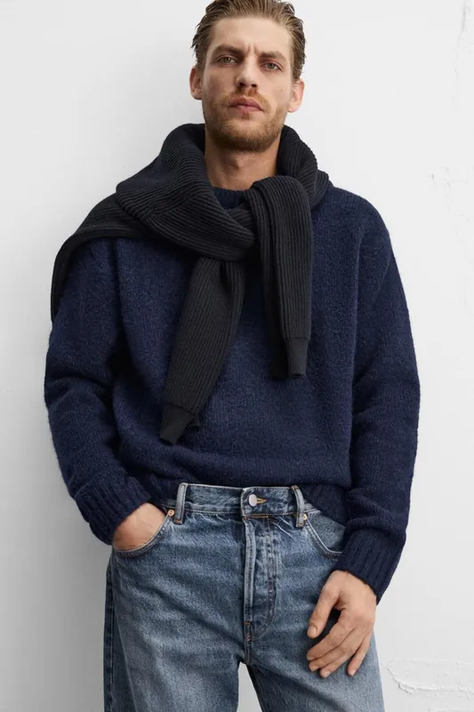 Tom Hollinger | Gemütlicher, strukturierter Wollstrickpullover für Damen